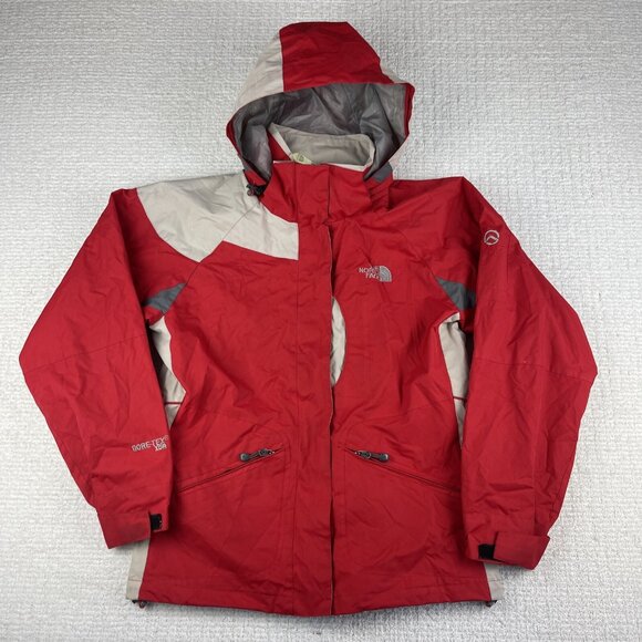 The North Face Shell Jacket Men S Red Summit Series GTX XCR Hooded Waterproof - Picture 1 of 16